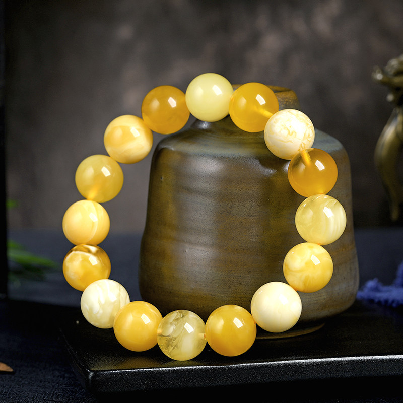 oucerny /欧采妮天然蜜蜡随形手链 oucerny欧采妮手饰