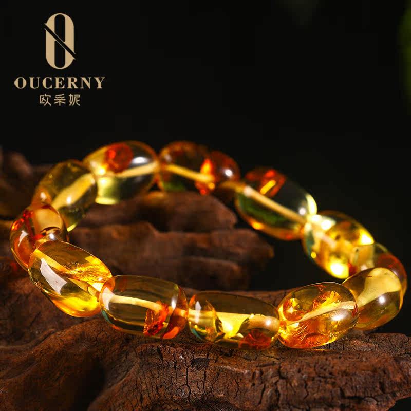 oucerny /欧采妮花珀爆珠手串手链 oucerny欧采妮手饰