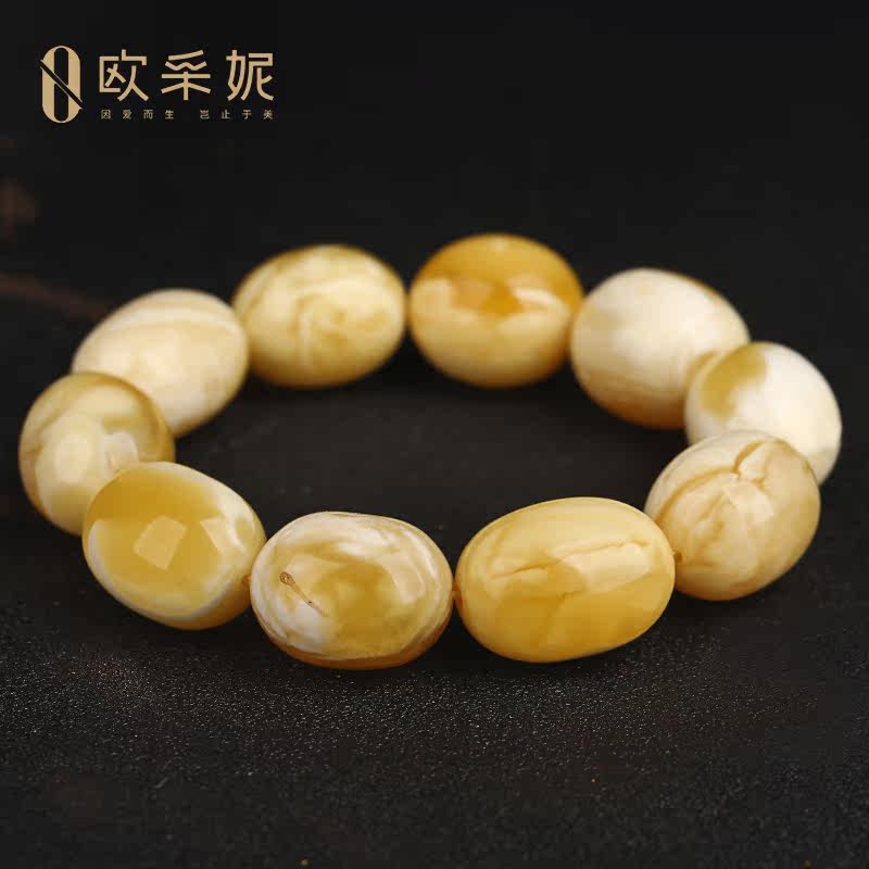 欧采妮妖花蜜蜡枣珠手串天然手链 oucerny欧采妮手饰