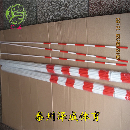 韵成排球标志杆比赛用玻璃钢纤维标志杆1.8米障碍杆训练警示立杆 - 图0