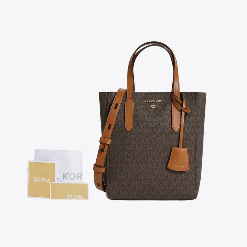 迈克·科尔斯人造革手提单肩斜挎包 万奢城女士包袋