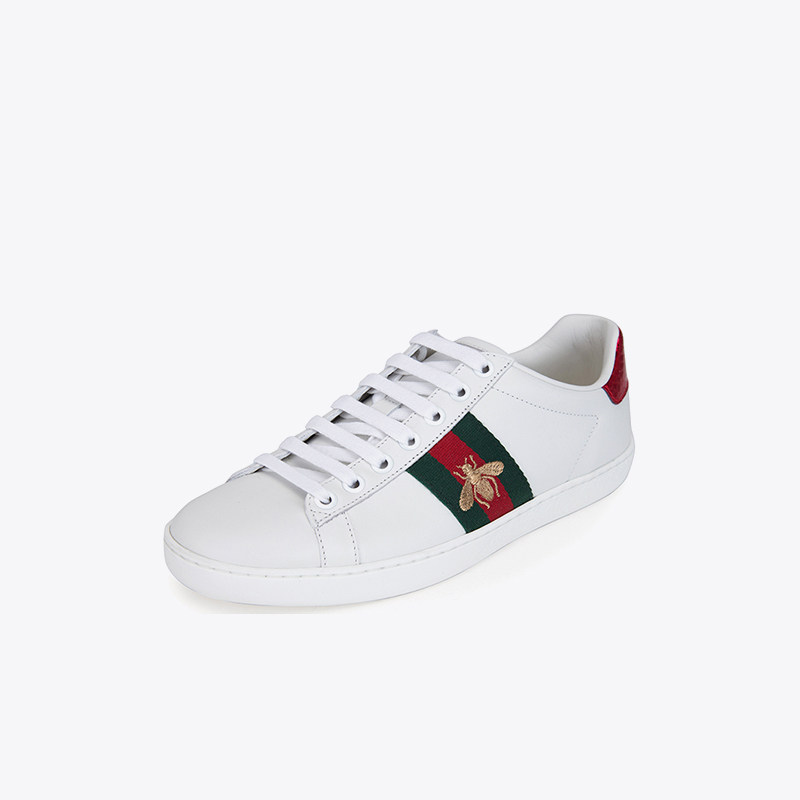 gucci /古驰ace小蜜蜂刺绣女鞋 万奢城休闲板鞋