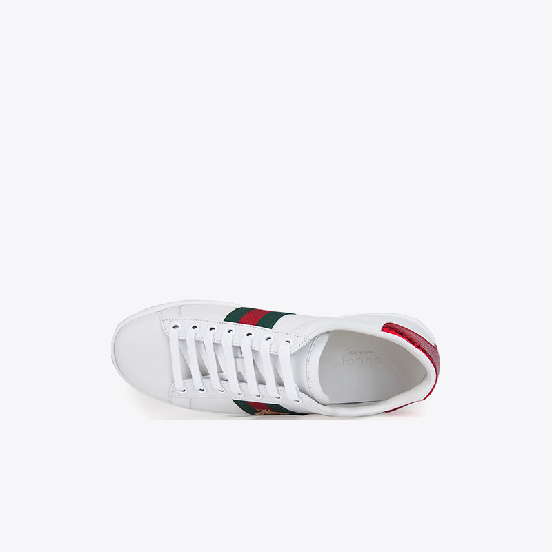 gucci /古驰ace小蜜蜂刺绣女鞋 万奢城休闲板鞋