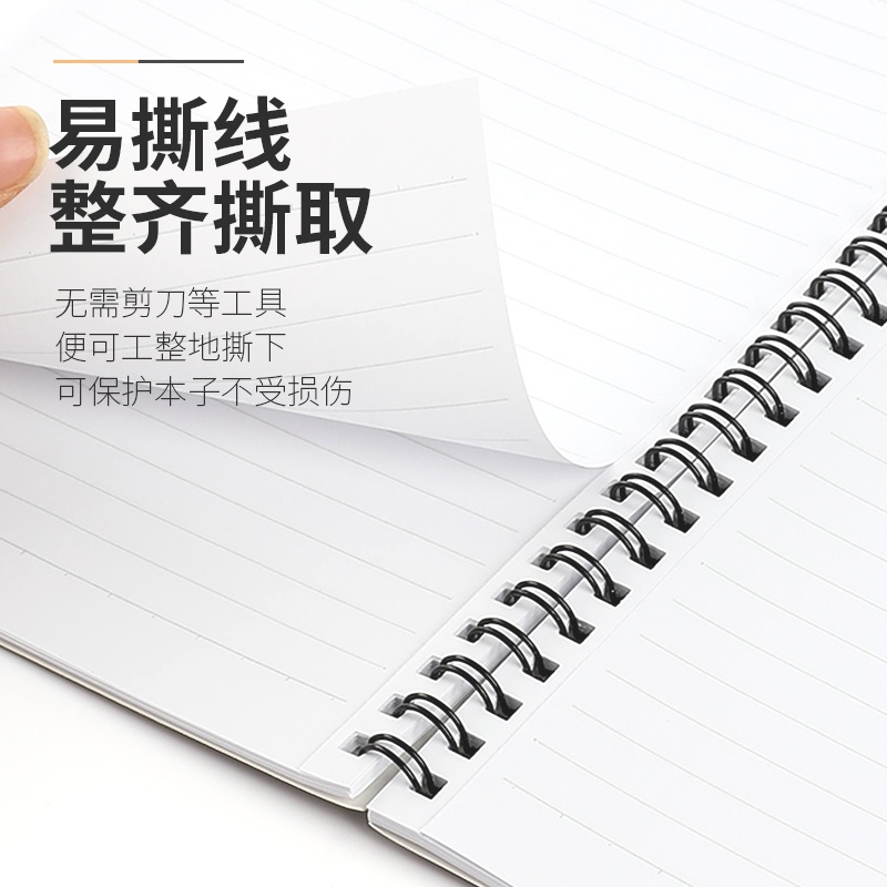 官方旗舰店 日本kokuyo国誉Gambol双螺旋线圈本方格横线空白分栏商务记事本中学生可撕速记本子a5/a6 - 图2