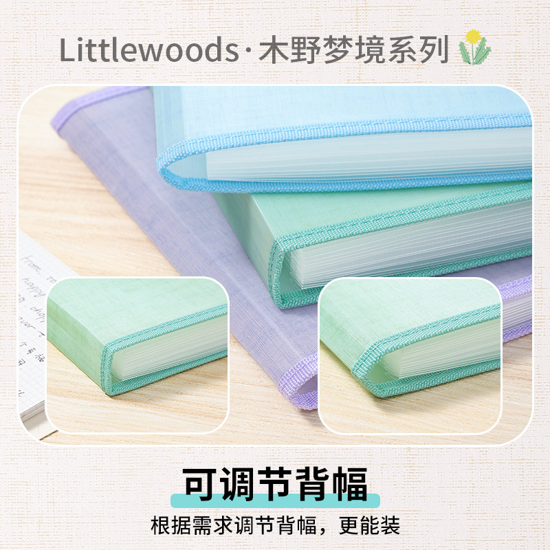官方旗舰店 kokuyo日本国誉Littlewoods 木野梦境竖款风琴包文件包中学生笔记本文件夹试卷资料收纳袋,淘宝优惠券,粉丝福利购,淘宝优惠卷