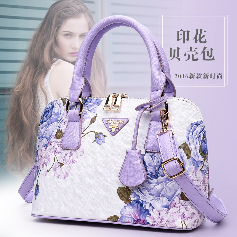 2020新款民族风青花瓷韩版手提包 花语佳人箱包女士包袋