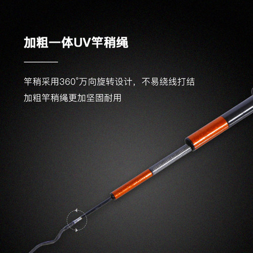 化氏龙纹鲤4代四代鱼竿新超硬超轻钓竿大物手竿37调鱼杆手杆钓鱼 - 图2