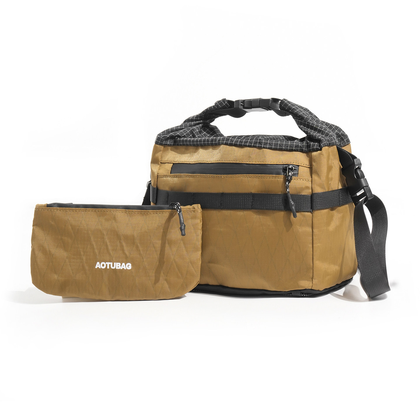 Japanese and Korean lightweight plaid multifunctional crossbody mobile phone bag