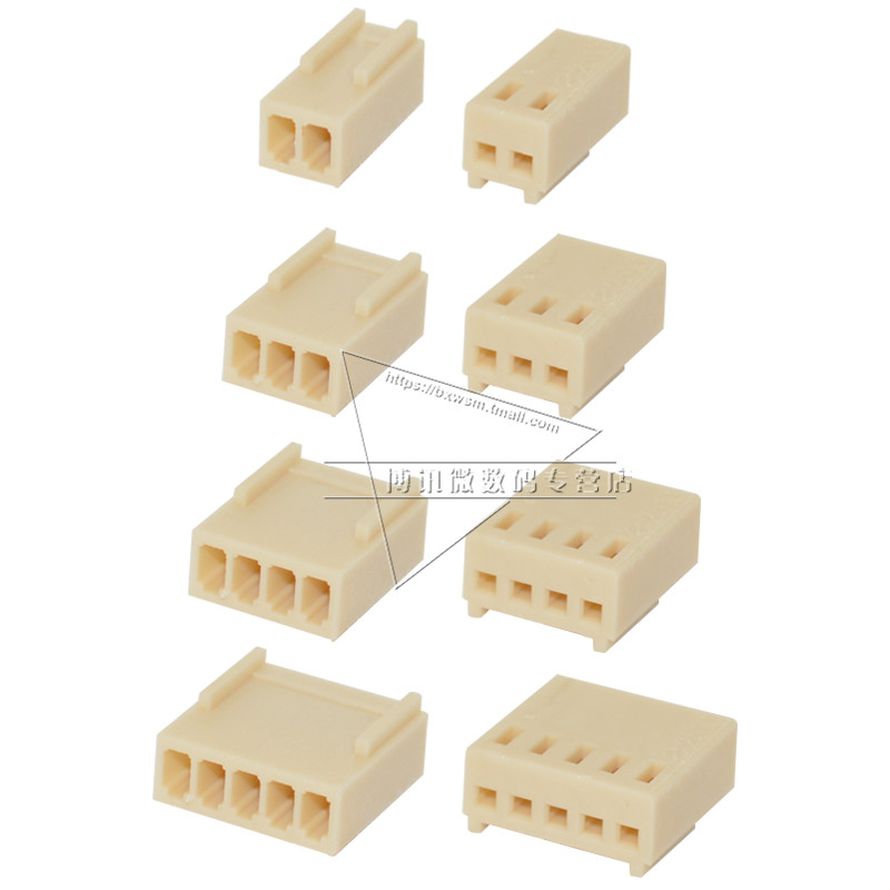 KF2510胶壳2P/3/4/5/6/8/10A接插件2.54mm间距连接器接线端子插头