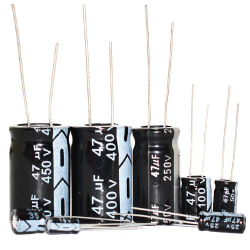 47uF铝电解电容16V/25V/35V/50V/100V/250V/400V/450V 直插电容器 - 图0