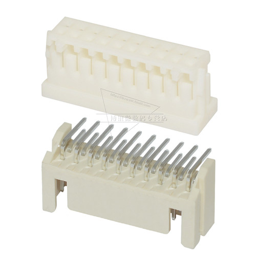 XHD双排连接器 弯针座 插头胶壳 压线端子DF1B接插件2.5mm XH2.54 - 图0