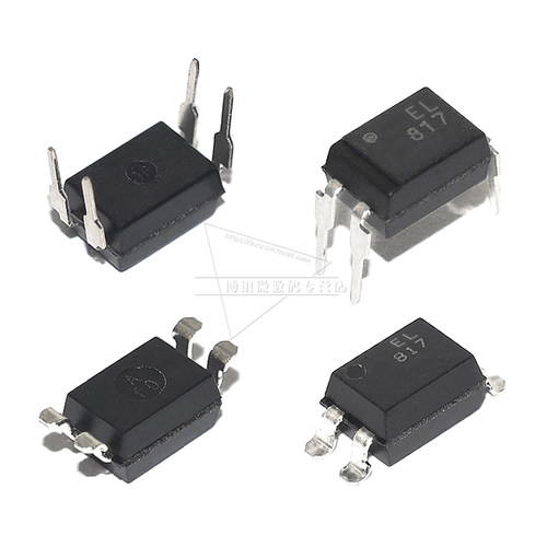 PC817C 817 EL817B光耦单通道光电耦合器直插DIP4贴片SOP-4 - 图2