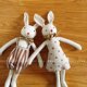 Super cute rabbit doll cotton and linen Nordic style comfort doll ຂອງຂວັນວັນເດັກນ້ອຍການຖ່າຍຮູບ prop ຍິງ doll