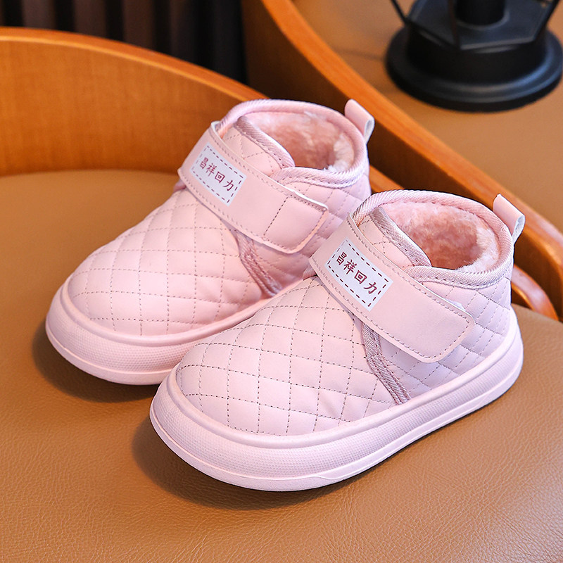 童鞋男童雪地靴儿童大棉鞋加绒加厚2025冬季新款保暖洋气女童短靴,淘宝优惠券,粉丝福利购,淘宝优惠卷