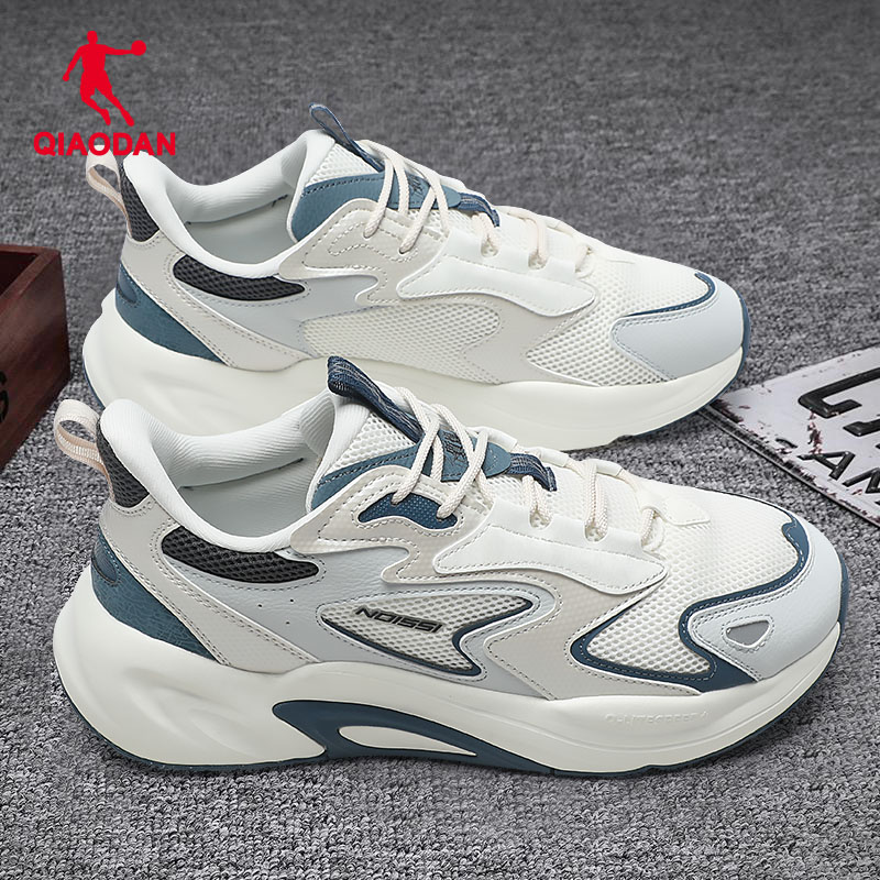 乔丹质燥男鞋运动鞋2025春季新款轻便休闲鞋网面减震耐磨跑步鞋男