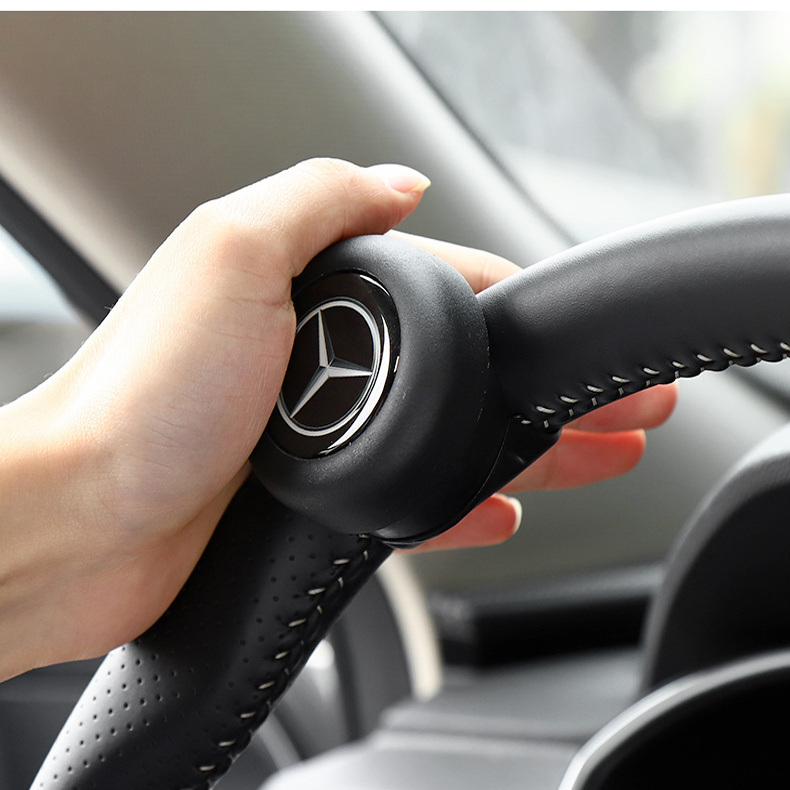 方向盘助力器汽车转向辅助器省力球金属轴承式单手打转向助力神器 - 图0