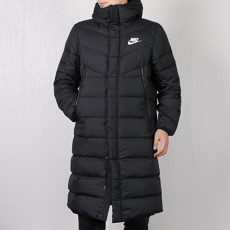 nike long down coat