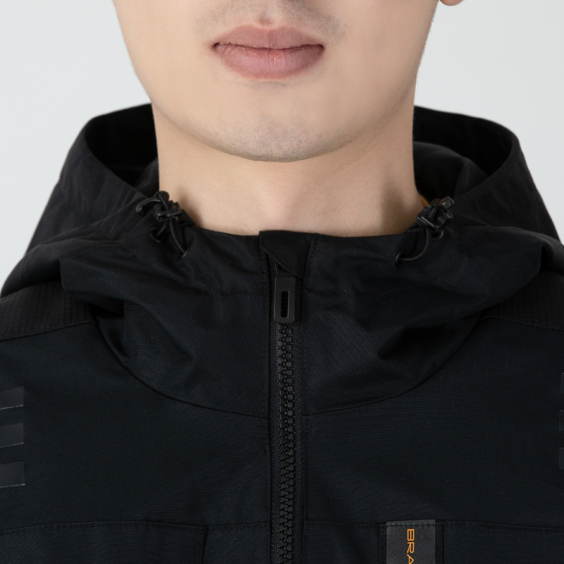 幸运叶子官方旗舰店阿迪达斯官网旗舰外套男2022春季新款运动服连帽防风衣夹克HE74012