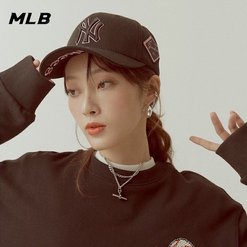 MLB棒球帽男帽女帽2024夏季新款运动帽户外休闲帽金标鸭舌帽帽子