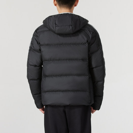 Мужской пуховик Adidas 2025, новое зимнее утепленное пальто с капюшоном, спортивная теплая куртка JN7478