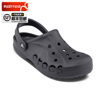 Crocs Dongle Shoes Mens Shoes Women Shoes Card Loci Official Flagship Beyja Black Beach Shoes With High Sandals Slippers