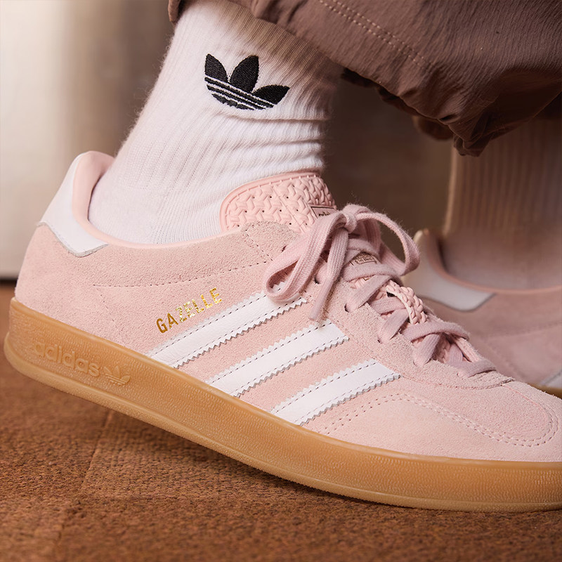 阿迪达斯三叶草官方旗舰店粉色女鞋春季新款运动鞋德训鞋休闲鞋,淘宝优惠券,粉丝福利购,淘宝优惠卷