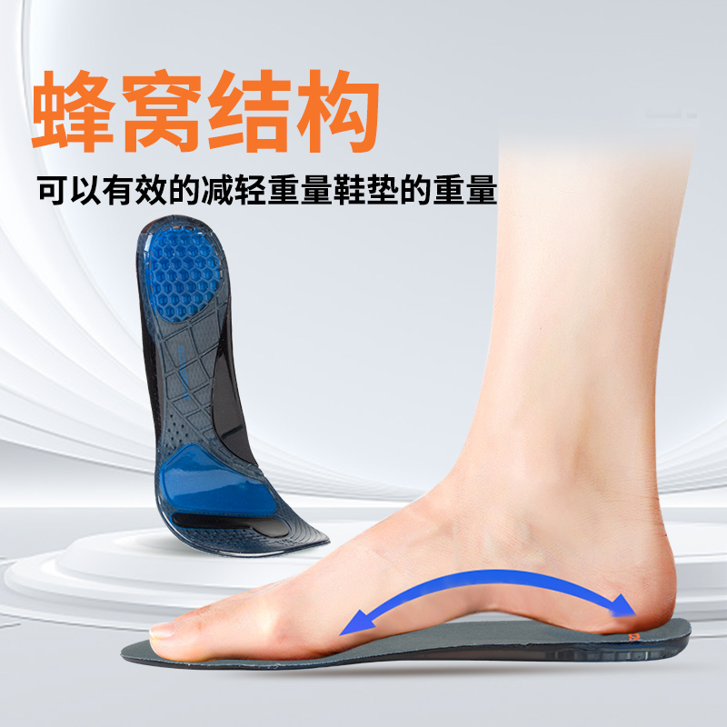 Sofsole舒足速乐鞋垫男女凝胶减震垫贝壳头板鞋帆布鞋皮鞋足垫子 - 图0