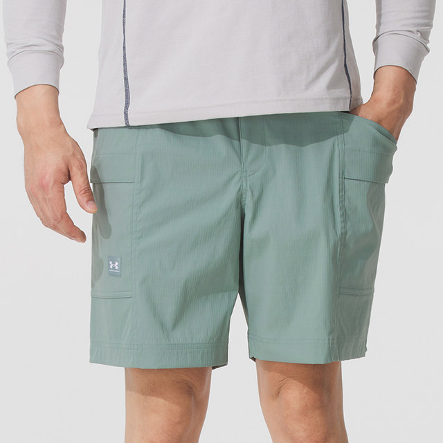Lucky Leaf丨UA Under Armour woven shorts pants men's pants run pants sweatpants three-quarter pants men's casual Fitness