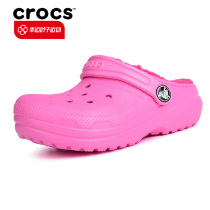 Crocs Cargucci Mens and womens shoes 2023 new sports sandals pink plus suede dongle dongle shoes children cool slippers