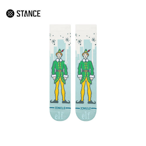 STANCE X ELF联名款圣诞节精灵秋冬中筒袜男女可爱送礼袜子 - 图1