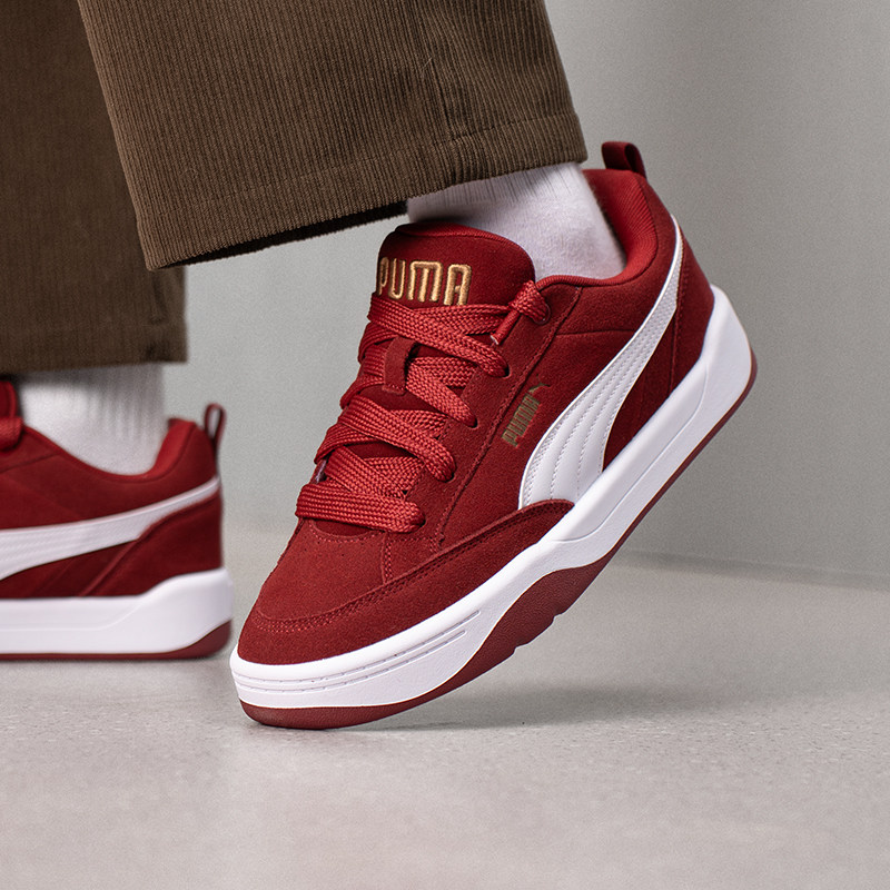 【新年款】彪马红色板鞋面包鞋男女鞋2026情侣本命年运动鞋401606,淘宝优惠券,粉丝福利购,淘宝优惠卷