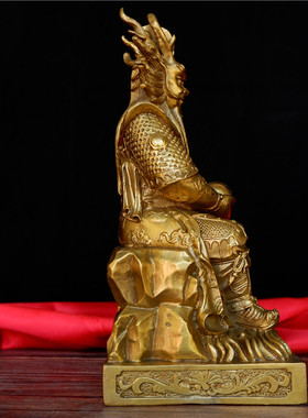 神像东海龙王家居客厅供奉工艺品