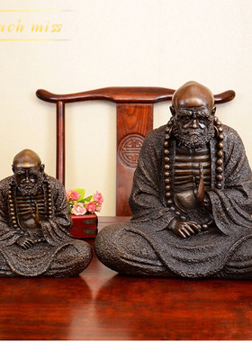 达摩祖师家居客厅中式风工艺品