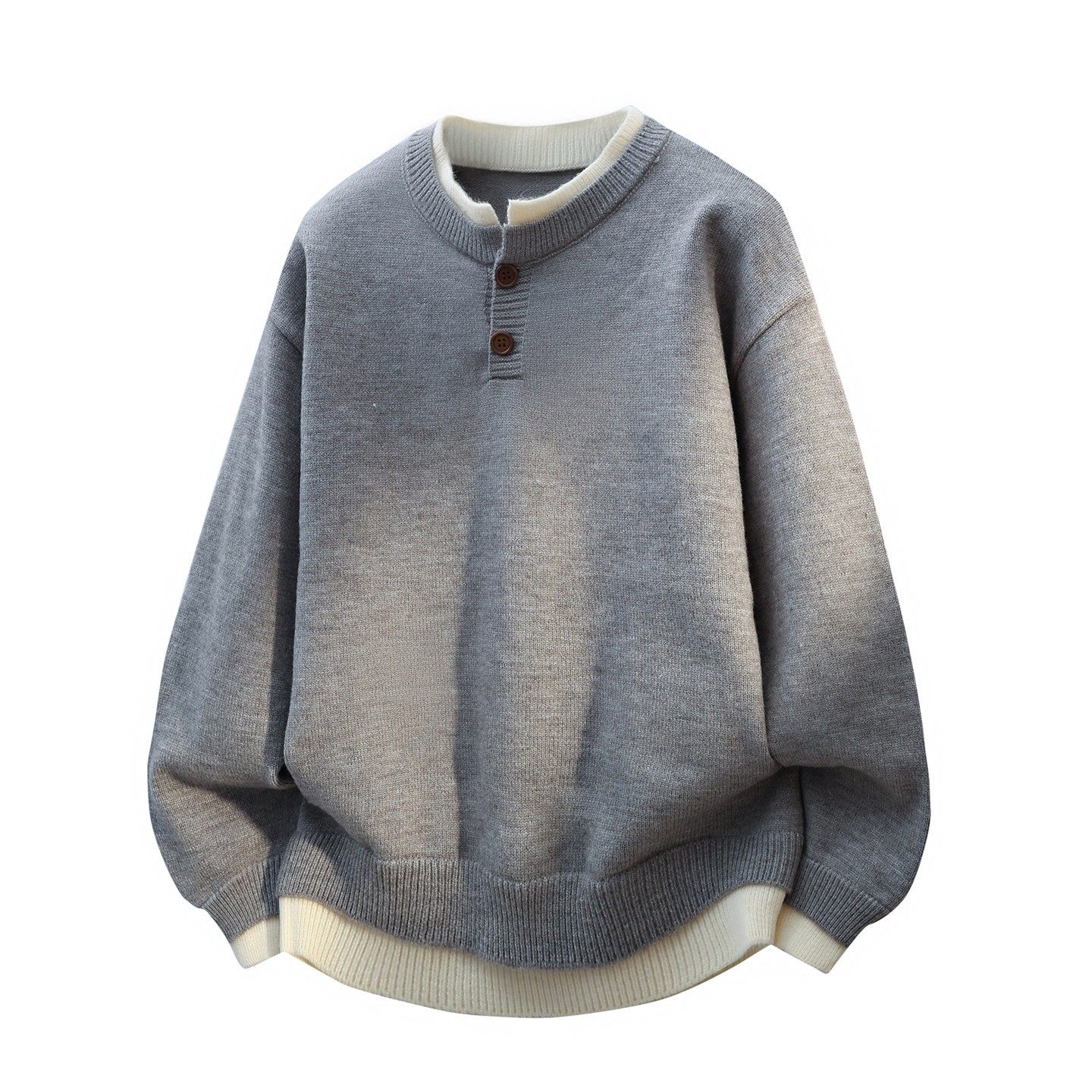 亨利领假两件毛衣男款冬季红色本命年V领开叉马年衣服加厚针织衫,淘宝优惠券,粉丝福利购,淘宝优惠卷