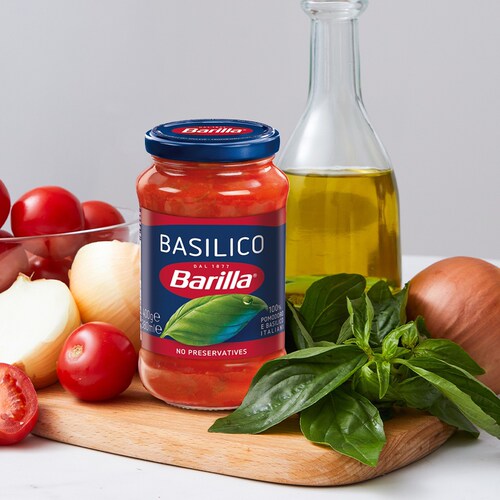 Barilla百味来意大利面酱罗勒那不勒斯香蒜奶酪热那亚青酱意粉酱 - 图1