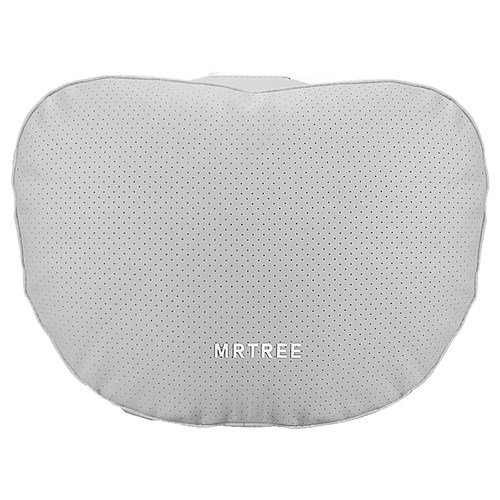 杜邦棉纳帕真皮高级感透气汽车头枕办公室护颈枕头靠枕运动座椅 - 图3