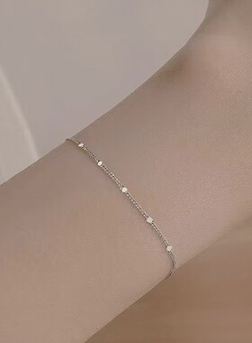 925银素款链条手链女小众设计感极细手饰2026新款爆款闺蜜礼物