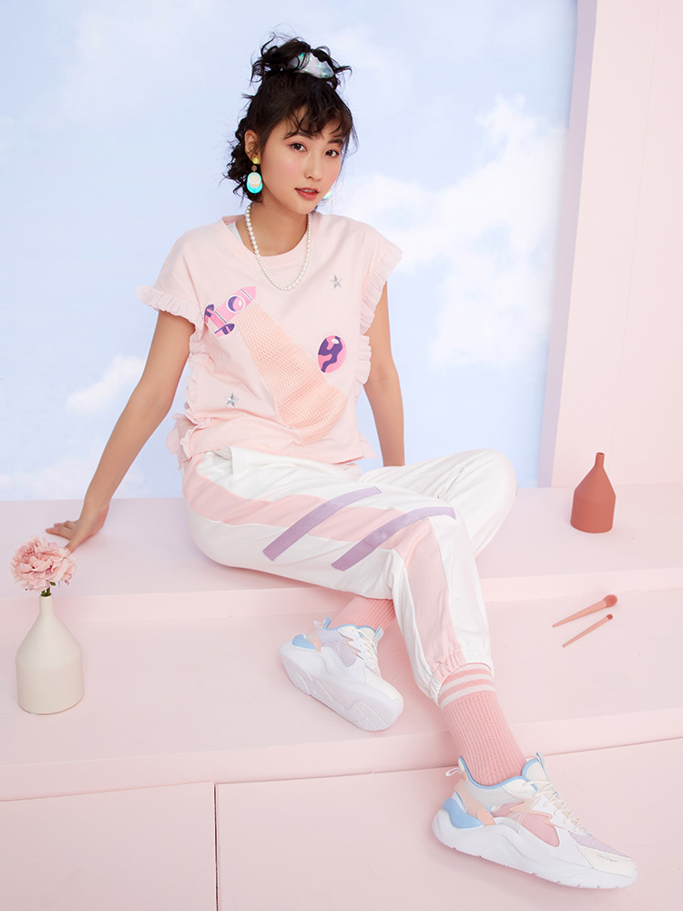 云舒361女鞋运动鞋女2025夏季新款女士网面透气鞋子轻便休闲鞋女 - 图3