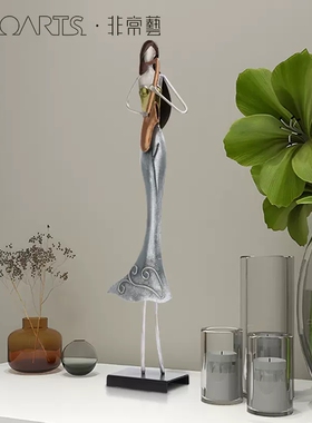 小提琴摆件TOOARTS铁艺高端摆件