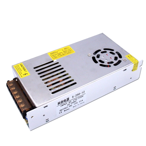 Переключатель, блок питания, светодиодный монитор, трансформатор, 220v, 12v, 24v, 12v, 250W