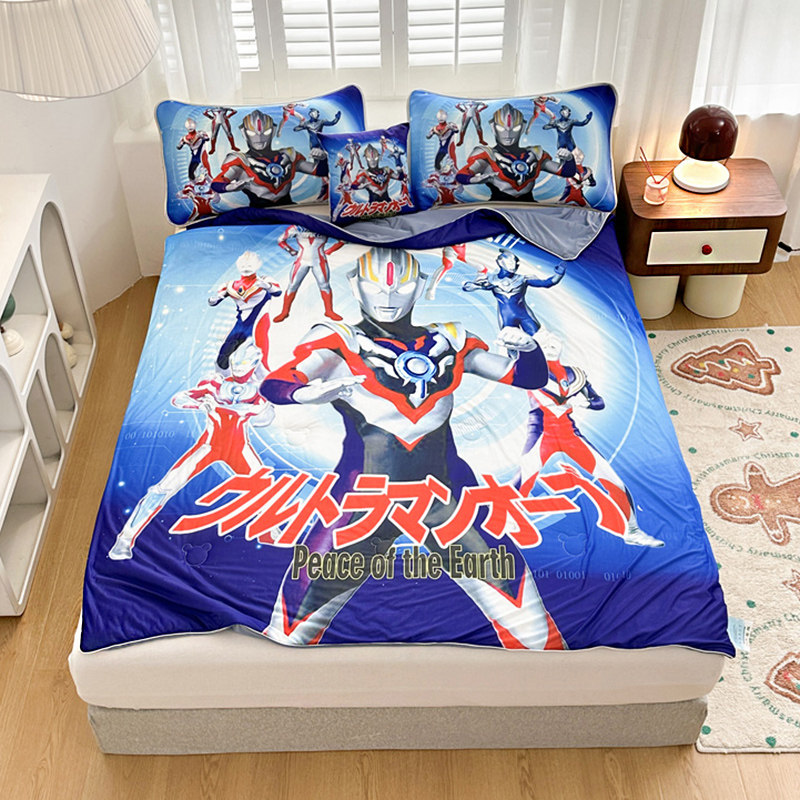变形金刚冰丝夏被空调被夏凉被宿舍夏天被子薄卡通儿童男孩奥特曼,淘宝优惠券,粉丝福利购,淘宝优惠卷