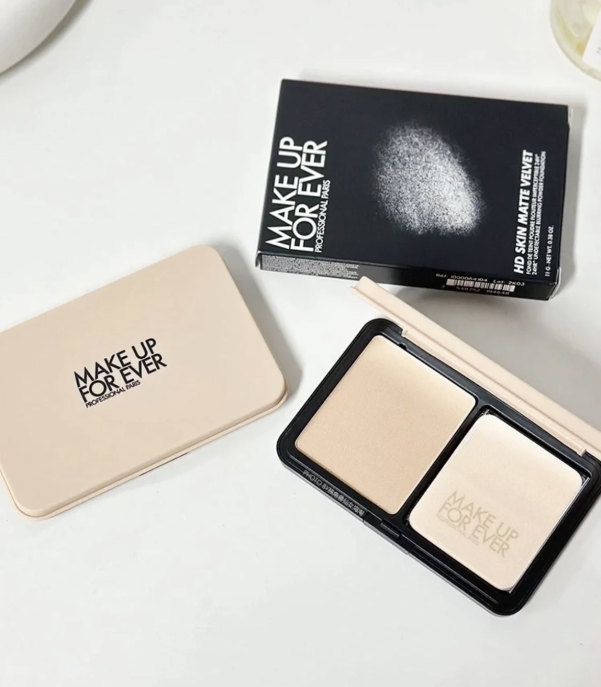makeupforever玫珂菲仿真肌粉饼新版muf1n00/1r02/1Y04/1n06 - 图1