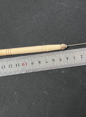 木柄钩针接发驳发专用串珠钩针