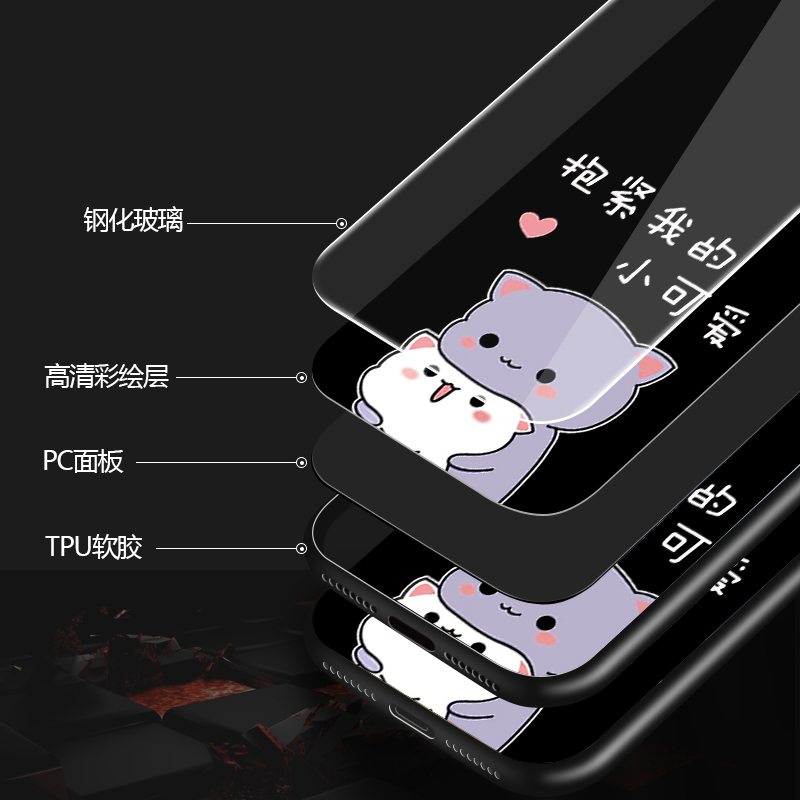 抱紧我的小可爱oppo reno5k手机壳reno5pro+保护套reno4玻璃壳3pro男女情侣2z个性创意软硬ace卡通ins潮reno5 - 图1