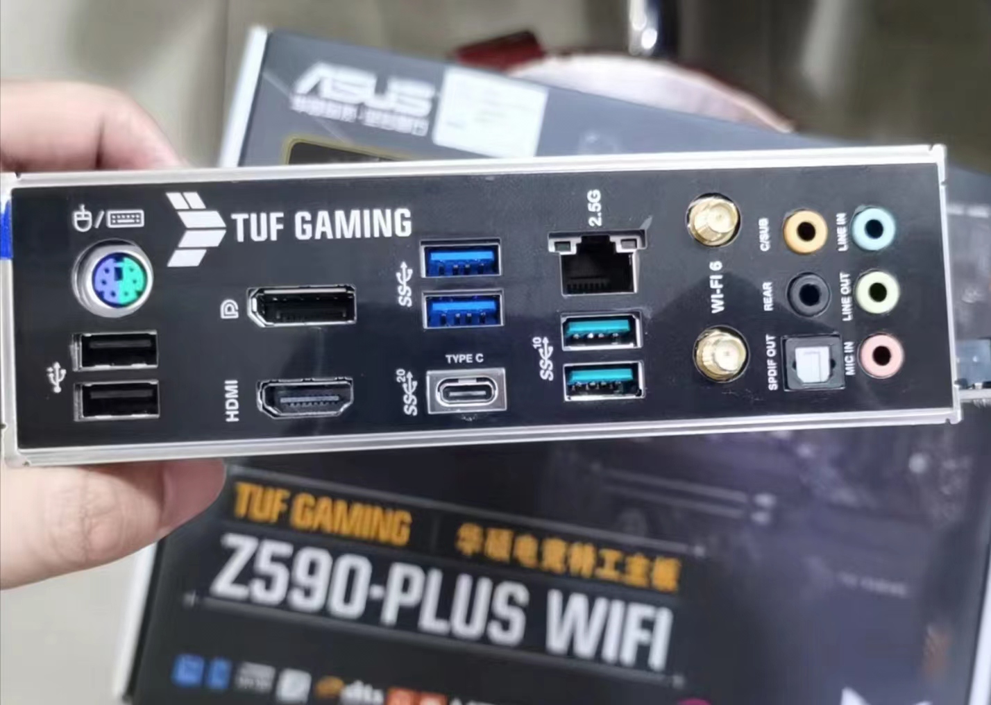 Asus/华硕TUF GAMING Z590-PLUS WIFI 1200主板支持10/11代处理器 - 图1