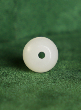 建廷新疆和田白玉散珠YG5哑光