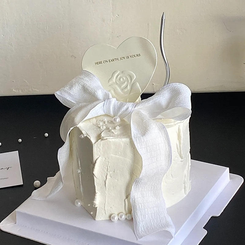 2.14简约荷叶鱼尾纱亚麻布丝带蝴蝶结甜品蛋糕装饰印花卡片蜡烛,淘宝优惠券,粉丝福利购,淘宝优惠卷