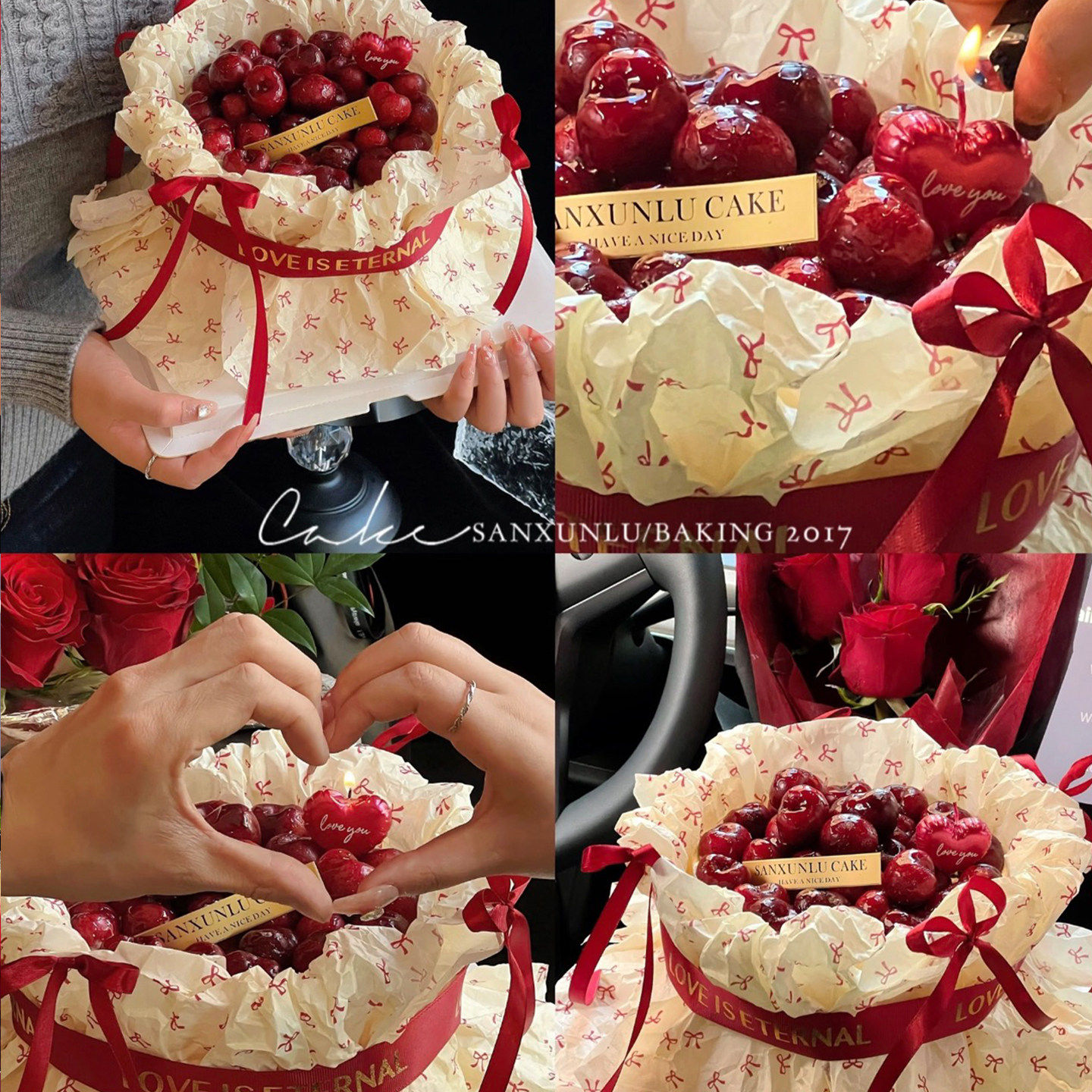 网红2.14情人节玫瑰花束许愿池纪念日蛋糕装饰情侣小熊信封爱心卡,淘宝优惠券,粉丝福利购,淘宝优惠卷