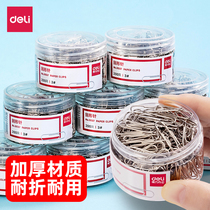 Able Back Shaped Needle Tramway Needlework Office Supplies Large Full Color Roundabout Needle Plated Thickening Plated Surface Layer Back Line Needle Stationery Clip Fixed Back Shaped Button 10 Boxed Wholesale