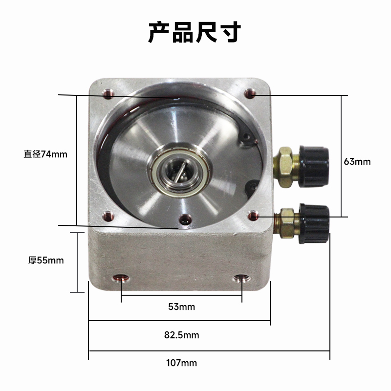 适用于解放j6p驾驶室升降电机举升泵底座JH6电动液压泵铝座g6配件 - 图0